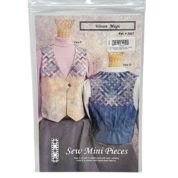 Lot Of 9 Sewing Patterns Vests Quilting Artsy Country Creative Fashion Vtg‎ 90's - Picture 6 of 11